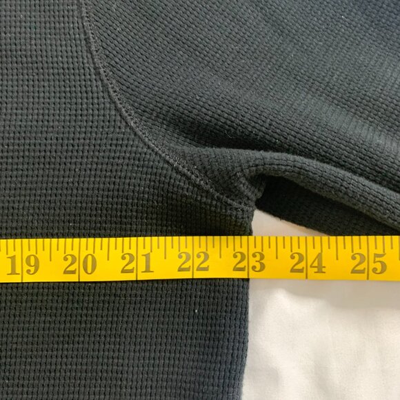 Eddie Bauer Men’s Black Long Sleeve Henley – TL (Tall Large), Cotton/Poly Blend - Picture 9 of 11